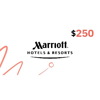 Marriott Hotels Gift Card 250 USD