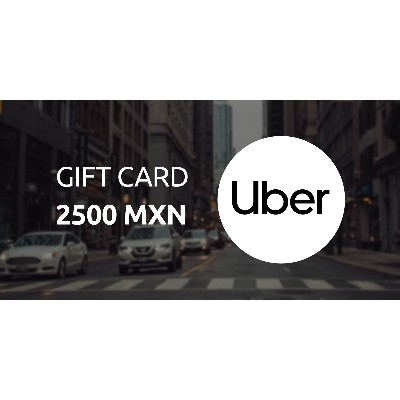 Uber Gift Card 2500 MXN