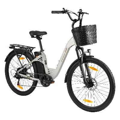 TTGO C2 PRO Rower Elektryczny dla Dorosłych 250W 36V 648WH Aluminiowa Rama Biegów Podwójne Hamulce Tarczowe Rower Miejski dla Mężczyzn