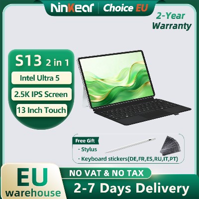 Tablet Ninkear 13 cali ekran IPS 25K mini laptop Intel Ultra 16 GB DDR5 512 GB ekran dotykowy Windows 11 notebook pakietem Office