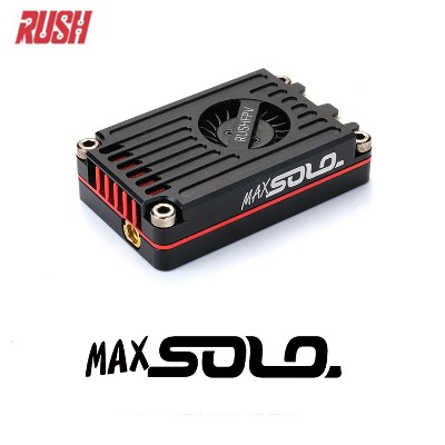 RUSHFPV RUSH MAX SOLO 58GHz 25W VTX 58G CNC Shell Wbudowany wentylator chłodzący do drona wyścigowego RC FPV Freestyle Long Range