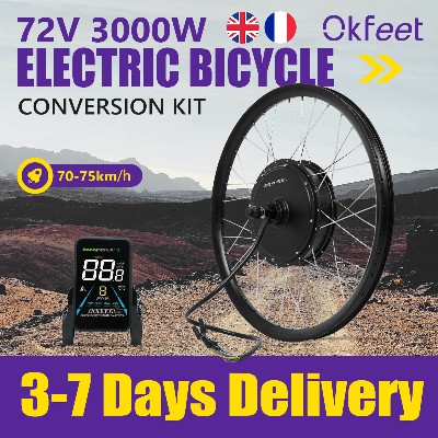Zestaw do konwersji roweru elektrycznego ESOULBIKE silnikiem piaście 72V 3000W 2629 cali 700C opona 30