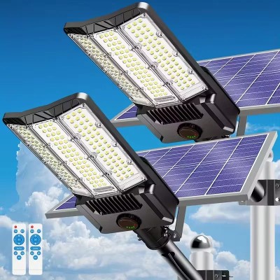 12 Zestaw Jasnych Solarnych Lamp Ulicznych Zewnętrzne Lampy Bezpieczeństwa 8000Lm 26A Czujnikiem Ruchu Wodoodporne do Ogrodu na Podwórko Ścieżki