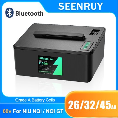 Oryginalny akumulator litowojonowy NIU 60V 26Ah 32Ah 45Ah do motocykli NIU NIQ NIQ GT ładowarka 5A