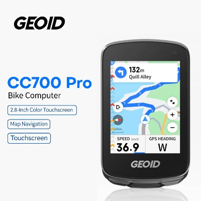 Komputer rowerowy GEOID CC700 Pro 28calowym dotykowym ekranem GPS prędkościomierzem nawigacją mapową do jazdy na rowerze