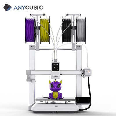Drukarka 3D ANYCUBIC Kobra 2krotna prędkość oszczędność filamentu automatyczne poziomowanie maksymalna prędkość druku 600 mms drukarka 3D do materiałów miękkich twardych wielokolorowa
