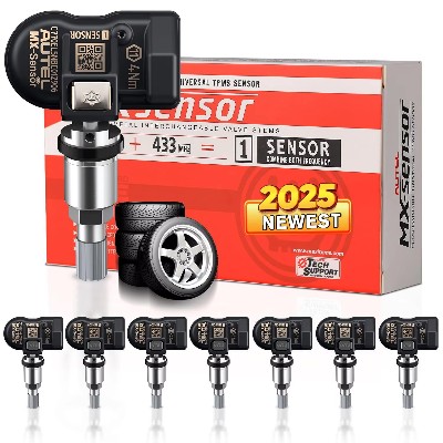 szt Czujników Autel 2w1 315MHz 433MHz MXSensor System Monitorowania Ciśnienia Oponach Programowalny Klonowalny Czujnik TPMS Wkręcany