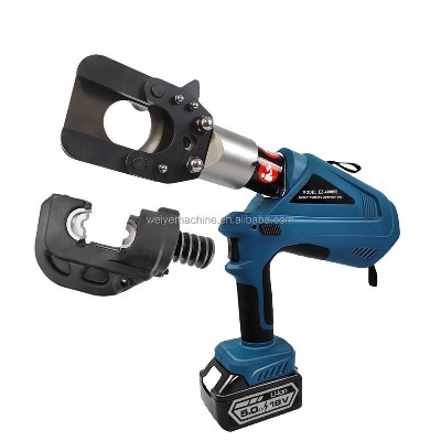 EZ40055 2w1 Akumulatorowe narzędzie hydrauliczne do cięcia zaciskania kabli elektryczna przecinarka zaciskarka do kabli