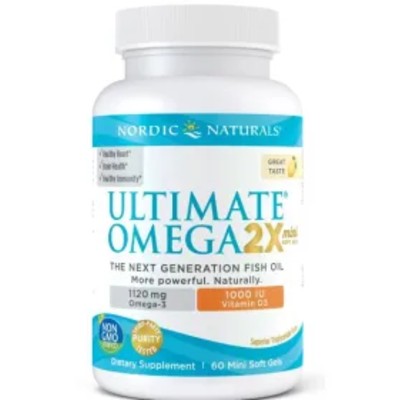 Ultimate Omega 2X Mini with Vitamin D3 Suplement diety