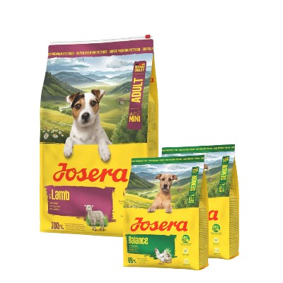 JOSERA Lamb Adult Mini 10 kg monobiałkowa karma dla małych psów 2x900g karmy GRATIS