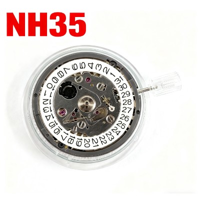 Oryginalny japoński mechanizm automatyczny NH35 wysoka precyzja 24 kamienie zegarek mod zamiennik NH35A datownik na godzinie 300