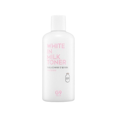G9 Skin Biel mleku Toner Toniki do twarzy 300 ml Damski