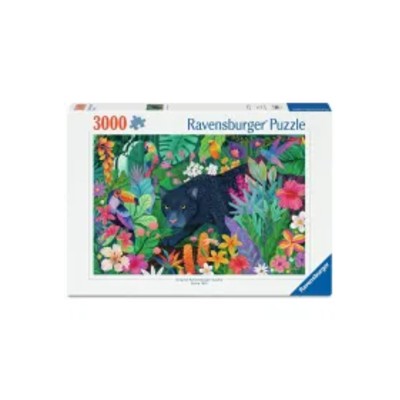 Puzzle 3000 Panther in the Blooming Jungle