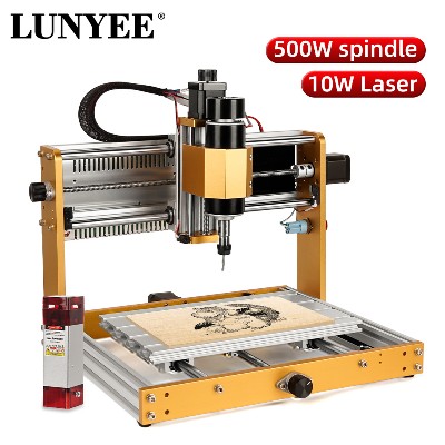 Frezarka CNC 3018 Pro Max Wrzeciono 500W Sterowanie GRBL Maszyna do grawerowania laserowego Akrylowa PCB Rzeźba Cięcie Drewno Router