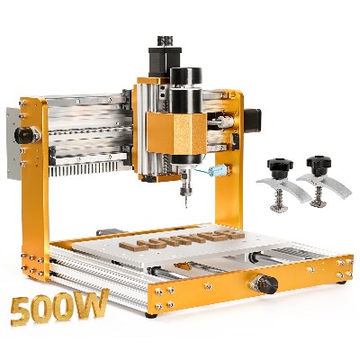 Frezarka CNC 3018Pro Ultra wrzecionem 500W do obróbki drewna metalu akrylu MDF frezowania cięcia 3osiowa maszyna do obróbki