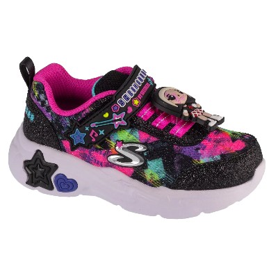 Skechers Snuggle Sneaks Skech Squad 302214NBKMT Dla dziewczynki buty sneakers syntetyk 23