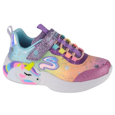 Skechers SLights Unicorn Dreams 302311LPRMT Dla dziewczynki Wielokolorowe buty sneakers syntetyk 36