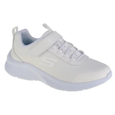 Skechers MicrospecClassmate 302607LWHT Dla dziewczynki buty sneakers skóra syntetyczna 28