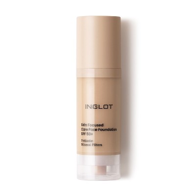Inglot PIELĘGNACYJNY PODKŁAD DO TWARZY SKIN FOCUSED SPF 50 Podkłady 30 ml 304 CLASSIC BEIGE
