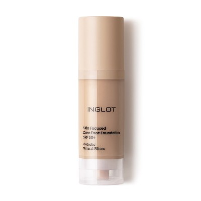 Inglot PIELĘGNACYJNY PODKŁAD DO TWARZY SKIN FOCUSED SPF 50 Podkłady 30 ml 306 MEDIUM BEIGE