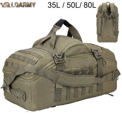 LQARMY 30L 45L 80L Plecak Górski Outdoorowy Systemem Molle Duża Torba Taktyczna Torba Podróżna na Wędrówki Kemping Podróże