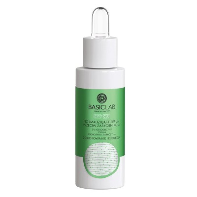 BasicLab NORMALIZUJĄCE SERUM PRZECIW ZASKÓRNIKOM AZELOGLICYNY BHA 30ML Pielęgnacja AntiAcne 30 ml