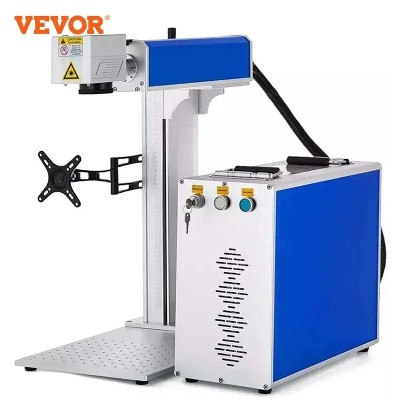 VEVOR Maszyna do znakowania laserem światłowodowym 30W 50W Maszyna do grawerowania laserowego Metal Stal nierdzewna Cięcie pierścionki Biżuteria