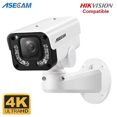 Kamera IP ASECAM 4K 8MP PTZ 30X Zoom optyczny AI Wykrywanie pojazdów WDR POE Bezpieczeństwo CCTV Nadzór IMX415 Kompatybilny Hikvision