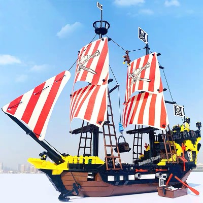 Enlighten Building Block Piraci straż królewskie Zamek bitewny 366 sztuk Klocki edukacyjne Zabawka dla chłopca Prezent świąteczny 310