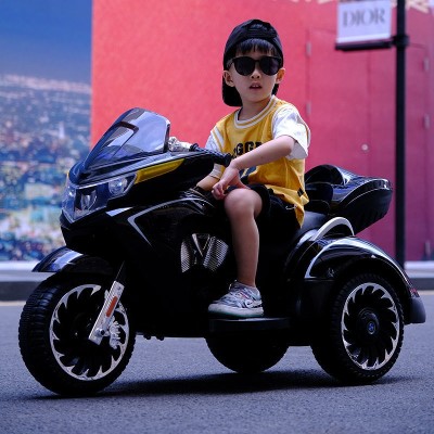 Nowy Elektryczny Motocykl dla Dzieci do Jazdy dla Dzieci Wieku 312 Lat Udźwig 50KG Podwójny Trójkołowiec dla Dzieci Prawdziwym Startem na Kluczyk