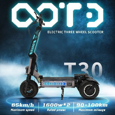 Hulajnoga elektryczna OOTD T30 3200W podwójny silnik 60V 312Ah funkcja odblokowania NFCehulajnoga 13 terenowe opony grube skutery elektryczne