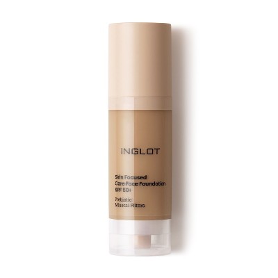 Inglot PIELĘGNACYJNY PODKŁAD DO TWARZY SKIN FOCUSED SPF 50 Podkłady 30 ml 313 WARM OLIVE