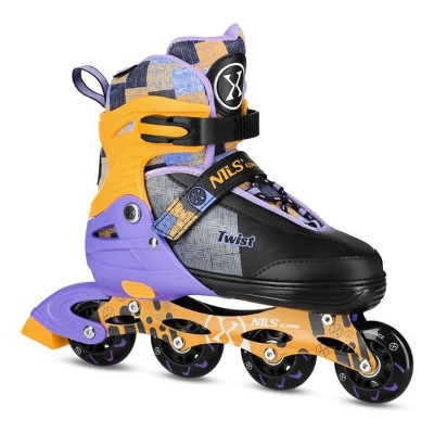 NILS EXTREME rolki rekreacyjne kauczukowymi kołami NA13810 TWIST 3134