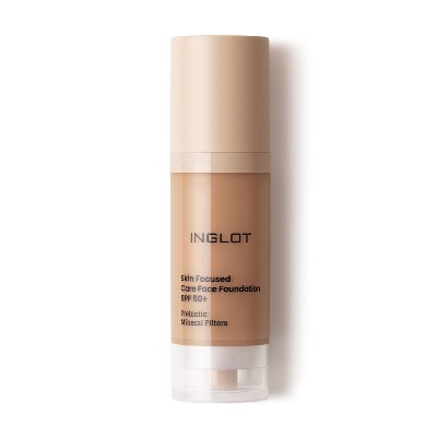 Inglot PIELĘGNACYJNY PODKŁAD DO TWARZY SKIN FOCUSED SPF 50 Podkłady 30 ml 314 APRICOT TAN