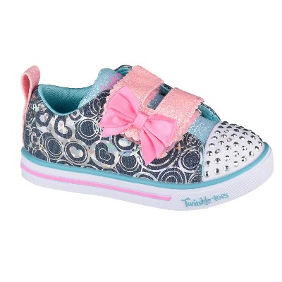 Skechers Sparkle LiteLil Heartsland 314754NDMLT Dla dziewczynki buty sportowe syntetyk 22