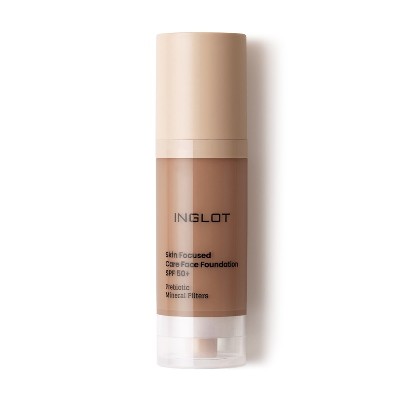 Inglot PIELĘGNACYJNY PODKŁAD DO TWARZY SKIN FOCUSED SPF 50 Podkłady 30 ml 315 DEEP AMBER