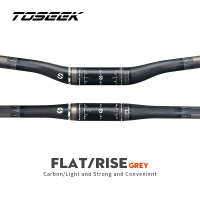 Kierownica włókna węglowego TOSEEK do rowerów MTB części rowerowe kierownica 318mm kierownica prostapodwyższona 580600620640660700720740760mm