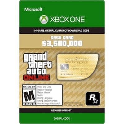 Grand Theft Auto Online The Whale Shark Cash Card 3500000 Xbox One Xbox Live Key GLOBAL