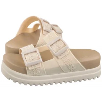 Klapki Cozy Lover Platform 35977BI127 Beige ML332a Melissa