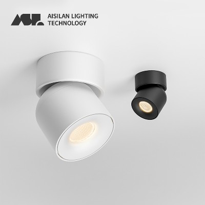Reflektor sufitowy LED Aisilan 360 Obrotowa lampa sufitowa COB 7W9W Lampa natynkowa Nowoczesny design do oświetlenia wewnętrznego