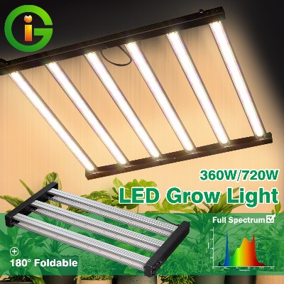 Lampa do uprawy roślin 360W 720W Pełne Spektrum Światła Wbudowanym Zasilaczem Światło do Uprawy Roślin Pomieszczeniach Szklarnia Ogród Wtyczka EU