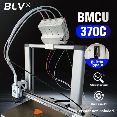 Automatyczny system uzupełniania filamentu BLV AMS lite BMCU370C BMCU 370C do drukarek 3D A1 A1 MINI AMS MMU wytrzymały skrupulatnie przetestowany obsługa TypeC