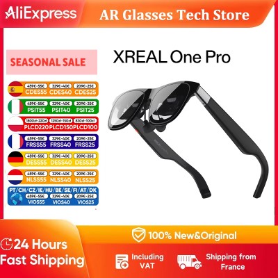 Okulary AR XREAL One Pro ekran HD 477 cali 3DoF unoszenie się przestrzeni prawdziwe okulary 3D do iPhonea Mac Switch PS5 gier prywatnego kina