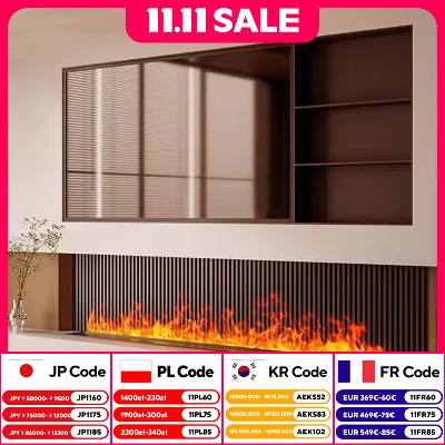 Realistyczny wielokolorowy płomień 3D inteligentny kominek atomizujący sterowanie aplikacją Tuya elektryczny kominek parowy regulowany płomienia przyjazny dla środowiska nawilżaczregulacja