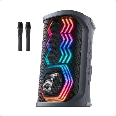 Soundcore Rave 3S bezprzewodowy głośnik imprezowy Bluetooth oświetlenie LED Party Connect głośnik bezprzewodowy