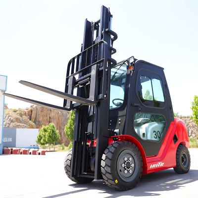 Nowy 3tonowy wózek widłowy diesla wytrzymały hydrauliczny podnośnik chińska cena fabryczna wózek widłowy 4x4 CEEPA wózek widłowy na zamówienie