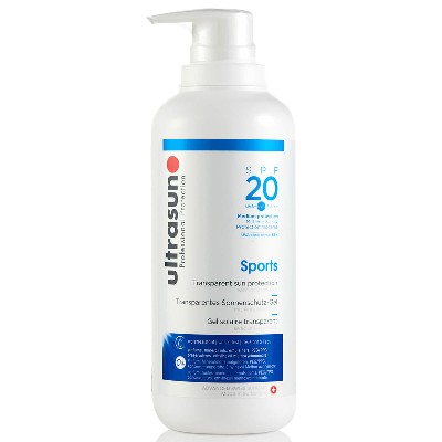 Ultrasun 20 SPF Sports Gel żel filtrem dla osób aktywnych 400 ml