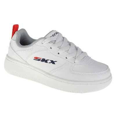 Skechers Sport Court 92 405696LWHT Dla chłopca buty sneakers skóra syntetyczna 31