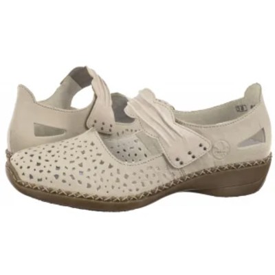 Półbuty 4139960 Beige RI21b Rieker