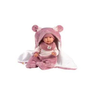 Lalka bobas Mimi płacząca kocykoprzewijak 42cm